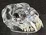 glass cat skull